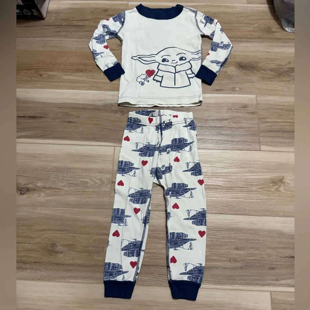 Hanna Andersson Star Wars Mandalorian Grogu pajama